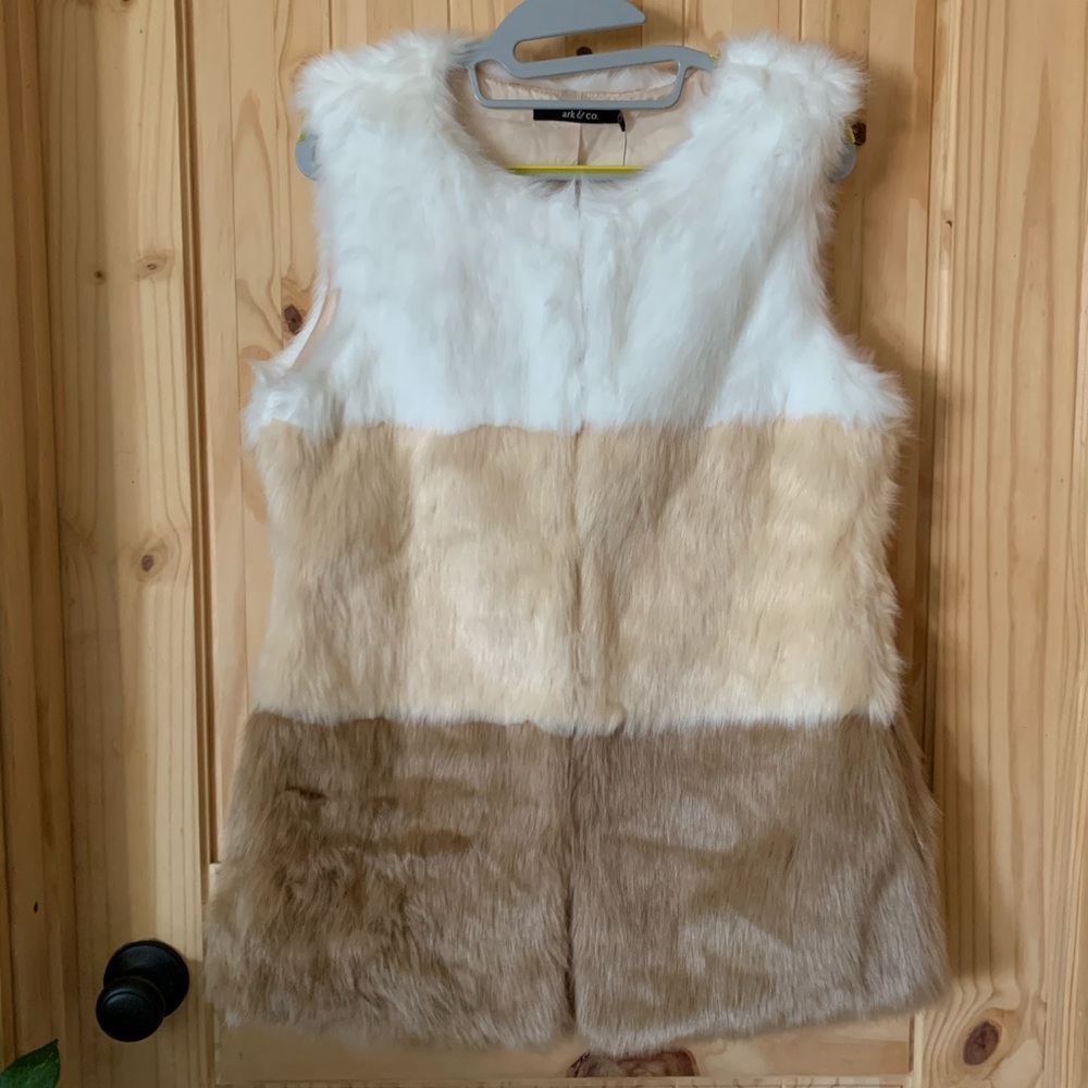 Ark & Co. faux fur vest